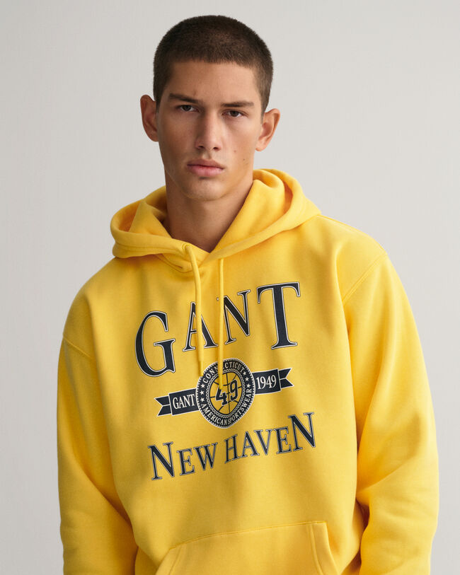 Sudadera con capucha Retro Crest