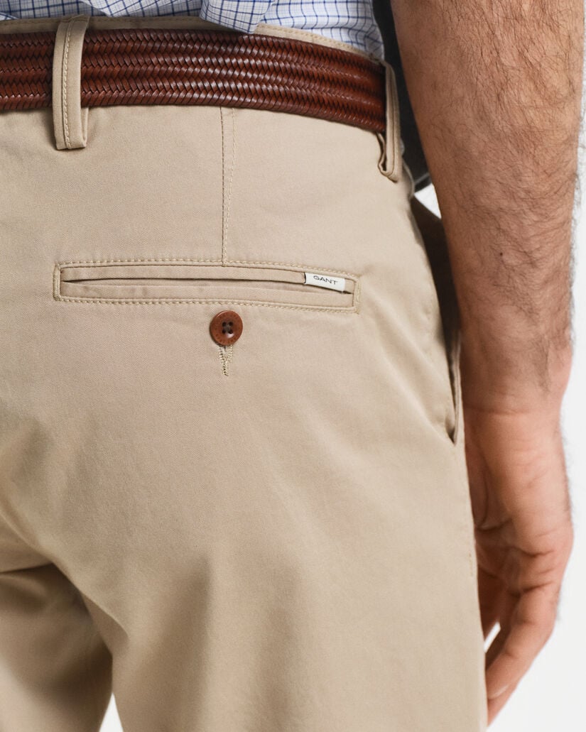 Pantalones chinos Slim Fit de sarga