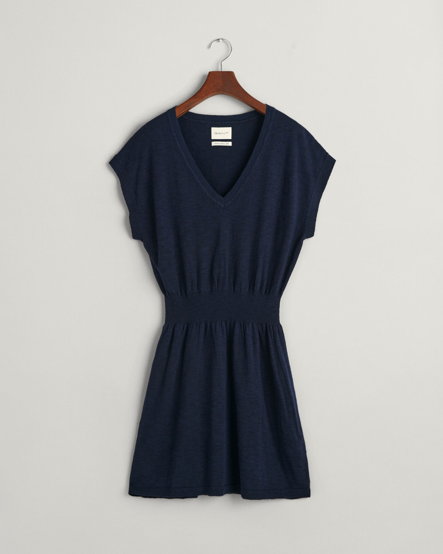 Vestido en mezcla de lino