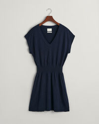 Vestido en mezcla de lino