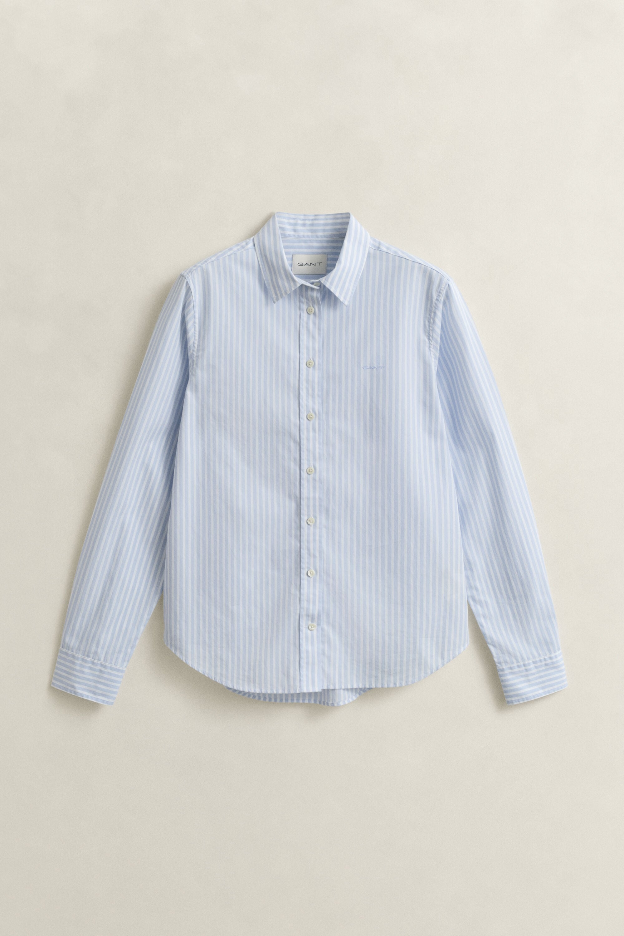 Camisa de popelina Regular Fit clásica de rayas