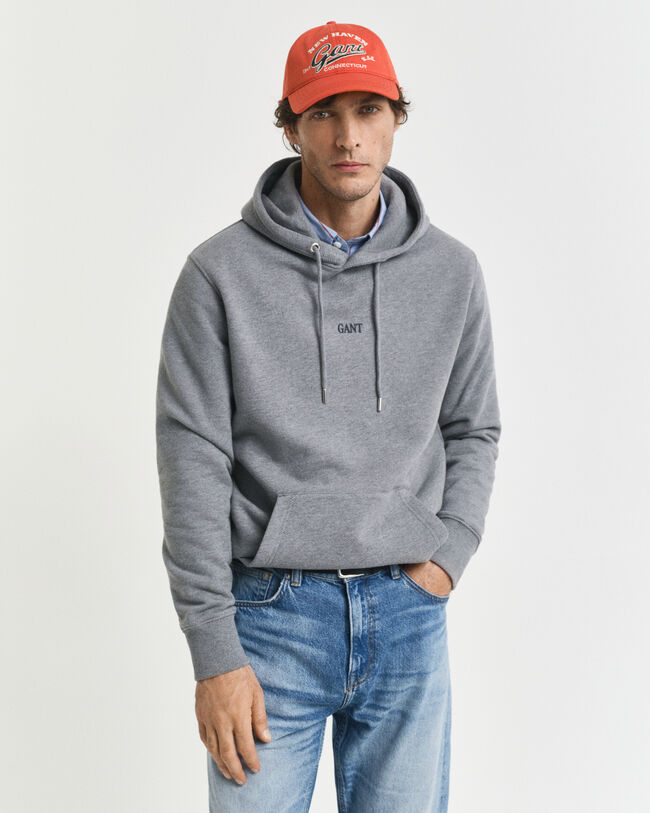 Sudadera con capucha y diseño de pequeñas dimensiones