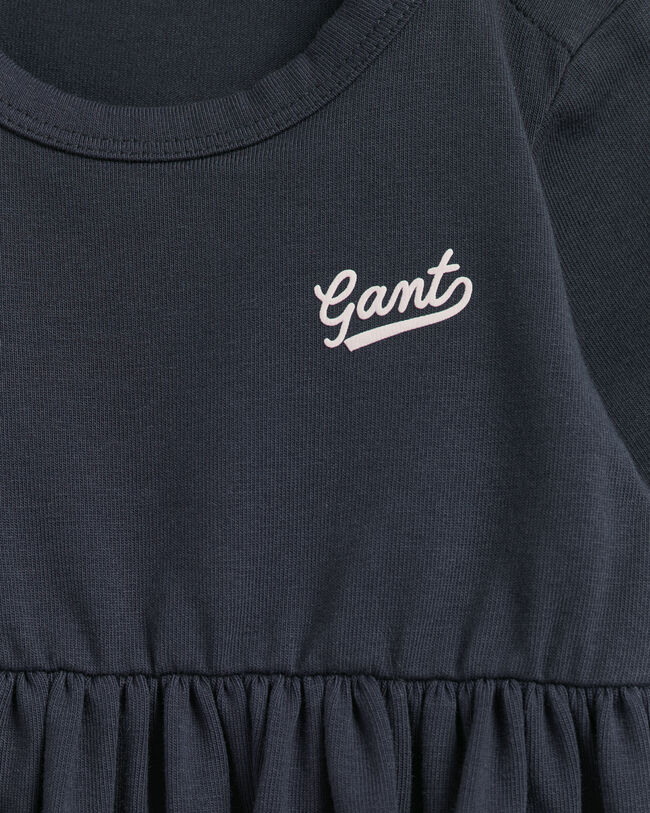 Vestido con estampado de corazones Monogram Baby Girl