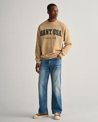 Sudadera de cuello redondo USA Graphic