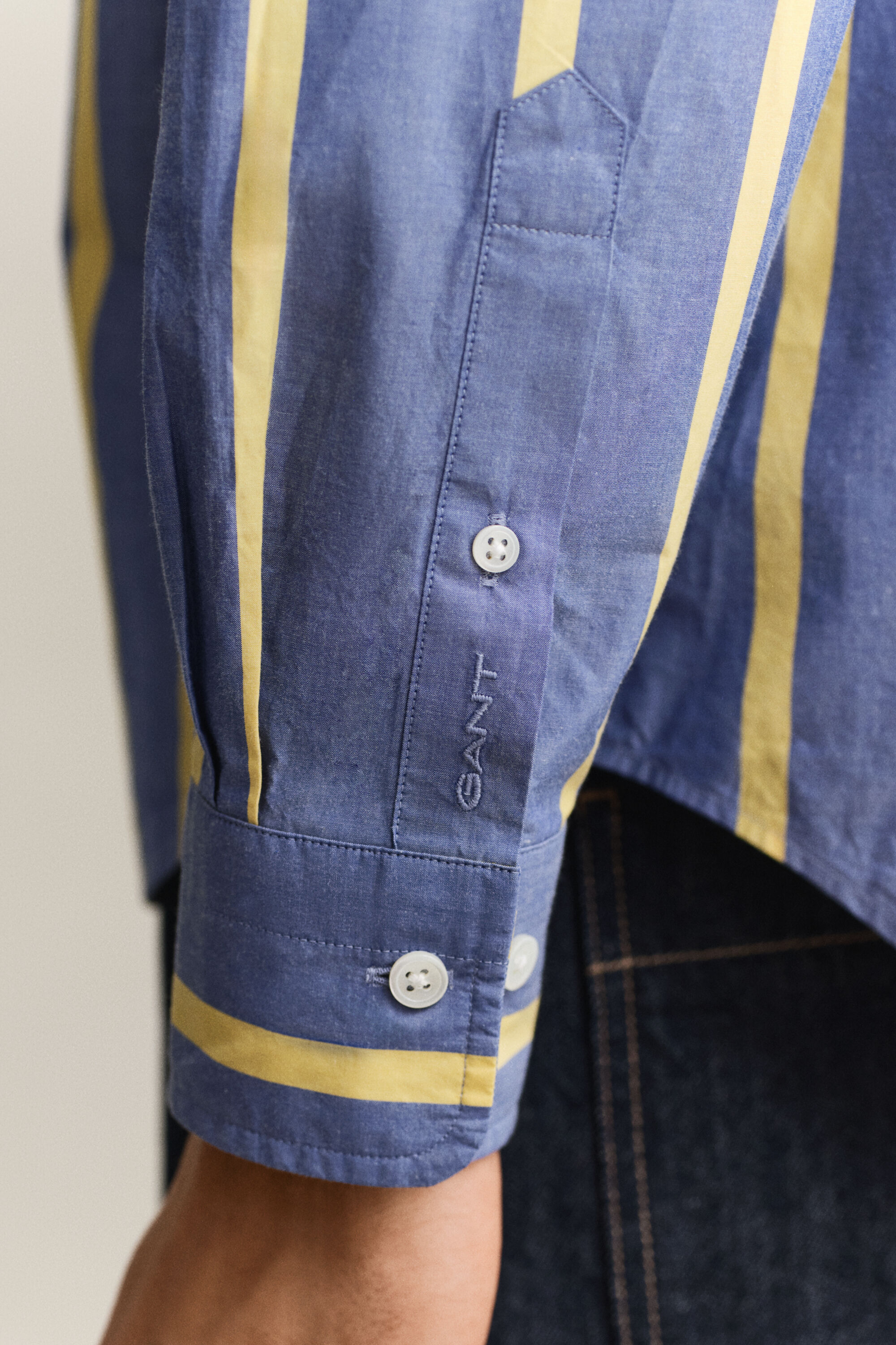 Camisa Heritage de popelina a rayas