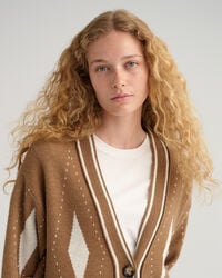 C&aacute;rdigan largo Argyle