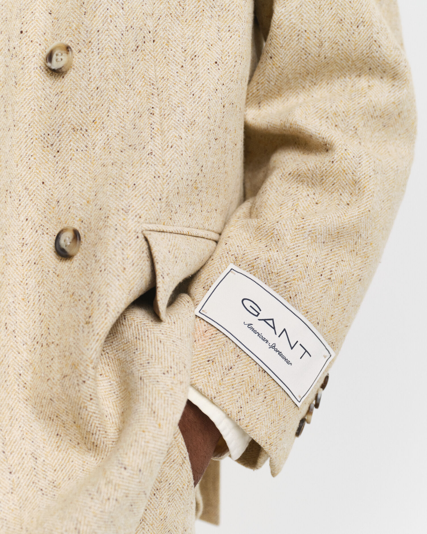 Chaqueta de traje Relaxed Fit con diseño de espiga con nepps