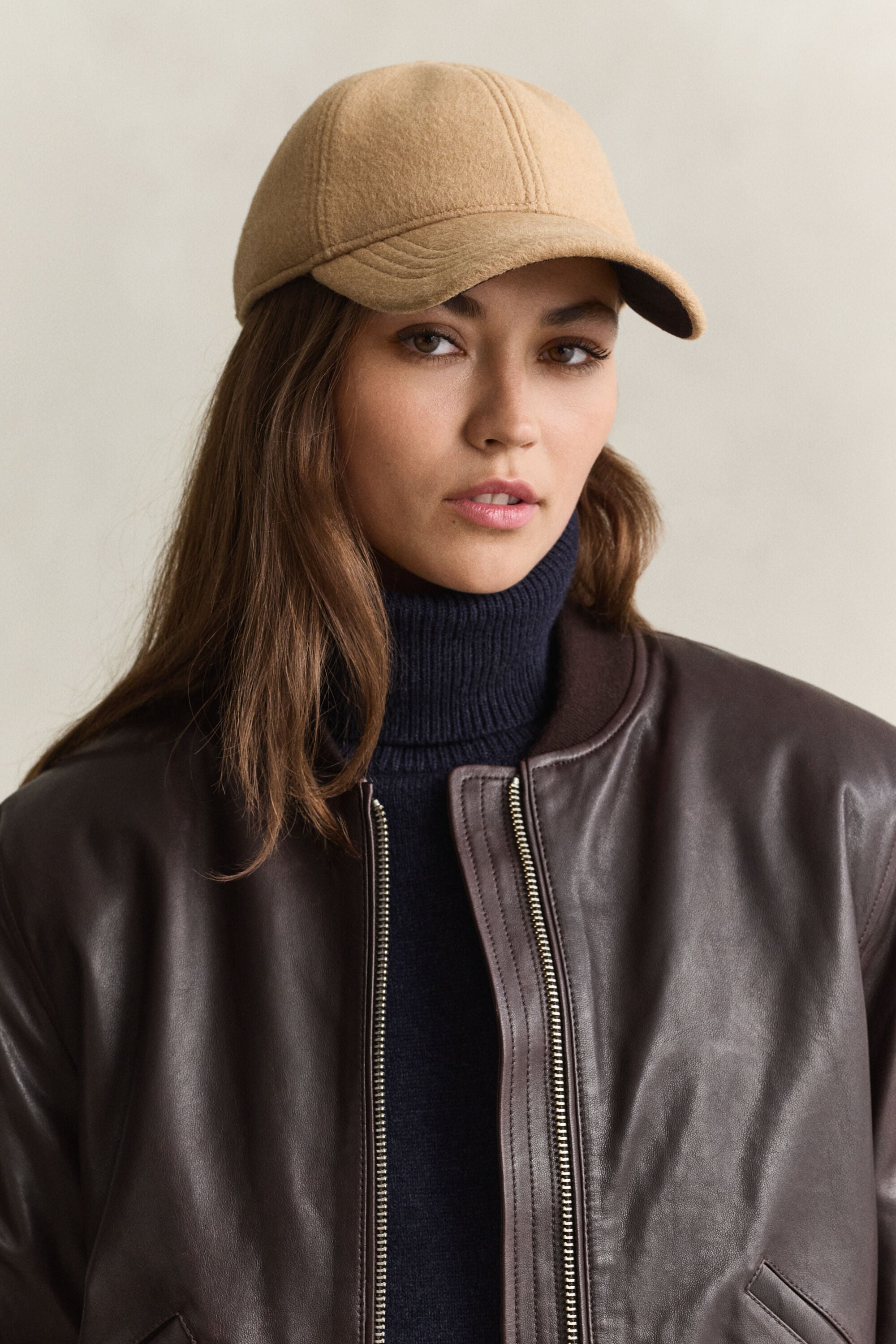 Gorra de lana melton