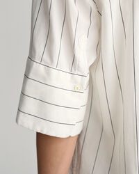 Camisa Relaxed Fit de manga corta Luxury Oxford a rayas