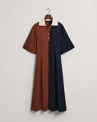 Vestido Rugger de manga corta y bloques de color