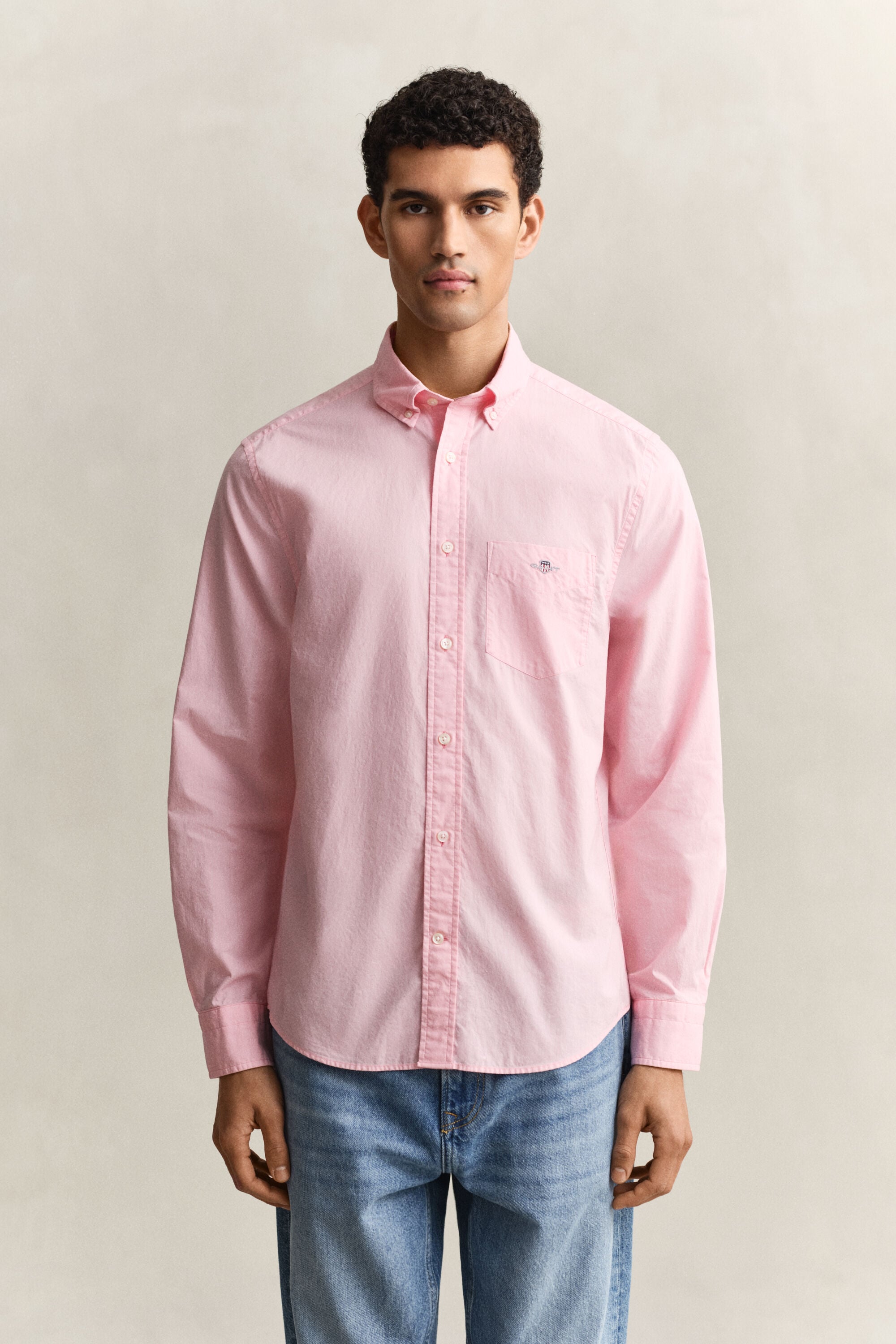 Camisa Regular Fit clásica de popelina
