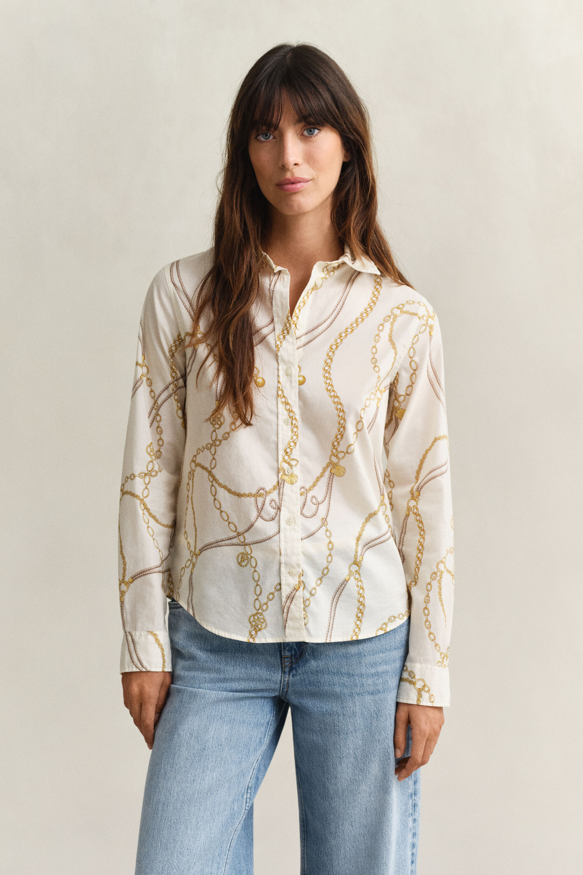 Camisa de gasa de algodón