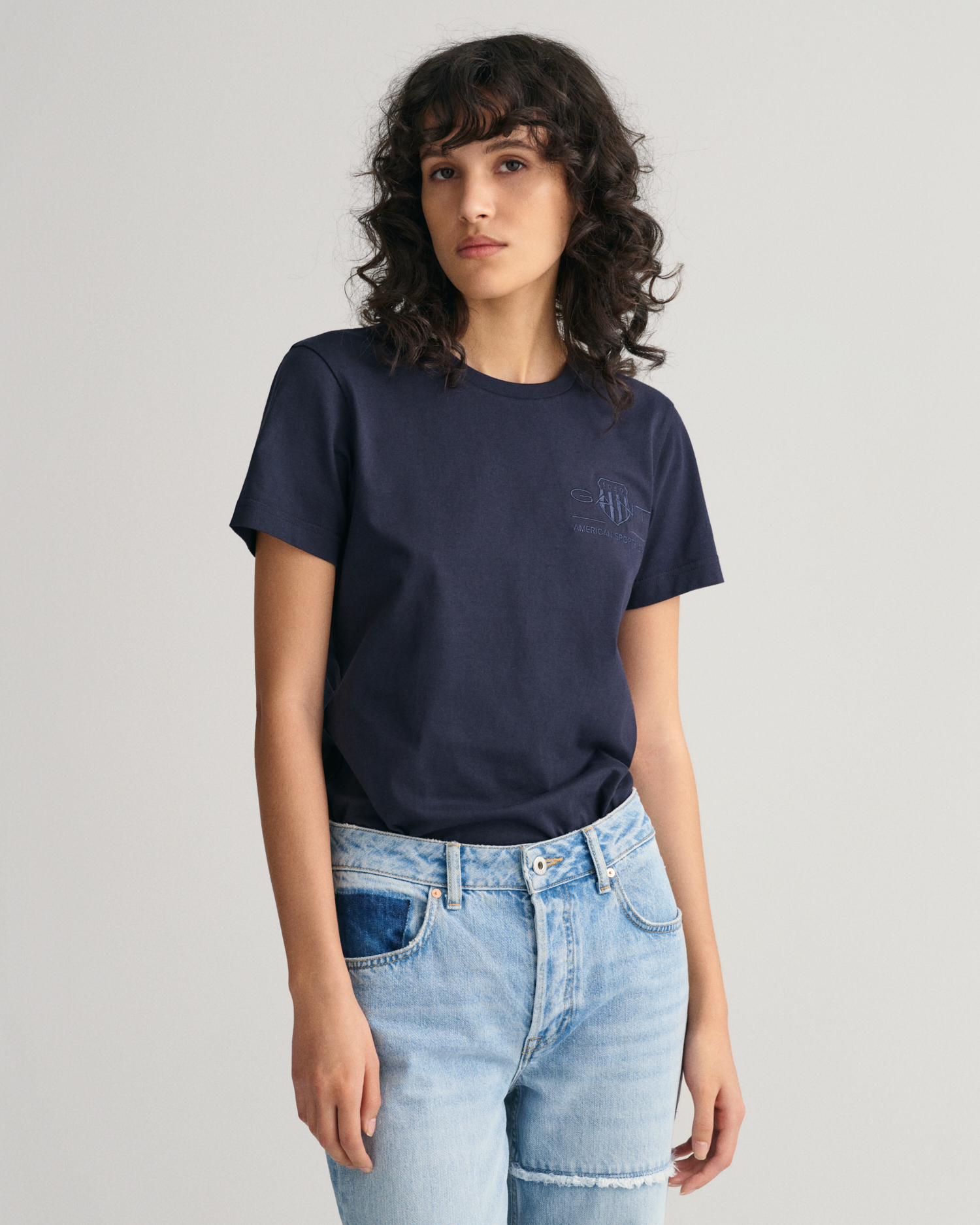 Camiseta GANT Shield Para Hombre Y Mujer - Diseño Con Logo, Estilo Unisex Casual